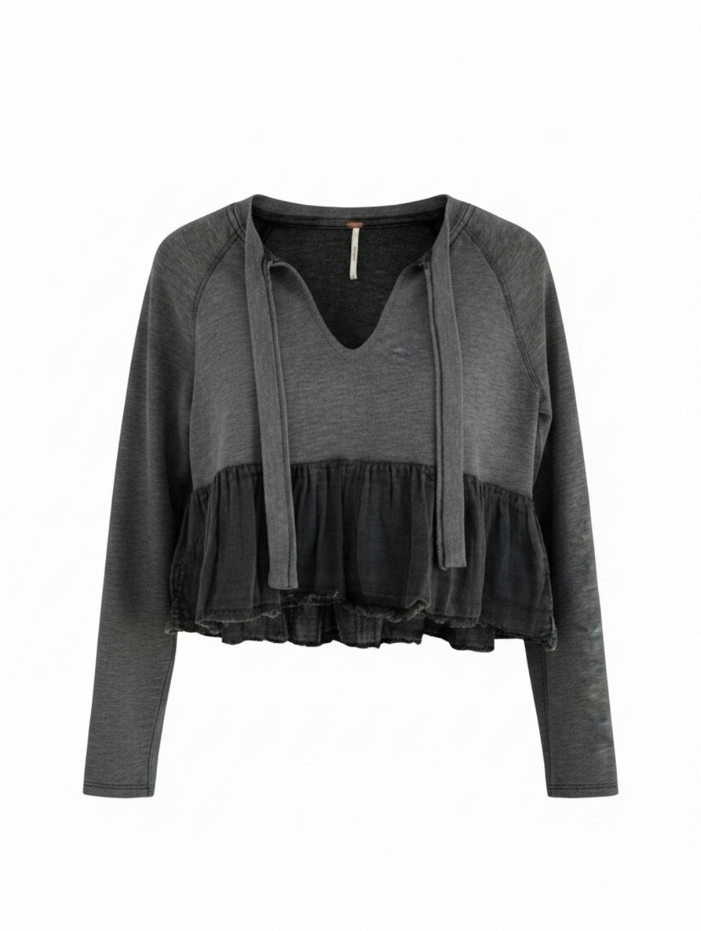Free People Sweet Jane Peplum Pullover Size Small